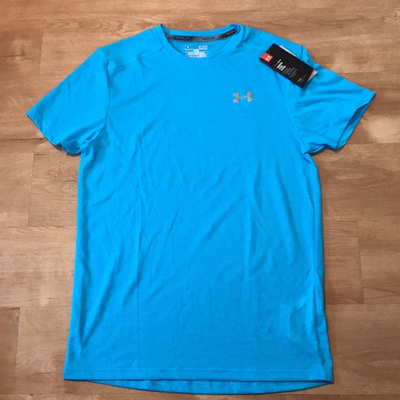 Under Armour Other - NEW Under Armour Run Fitted Heatgear Striped Tee